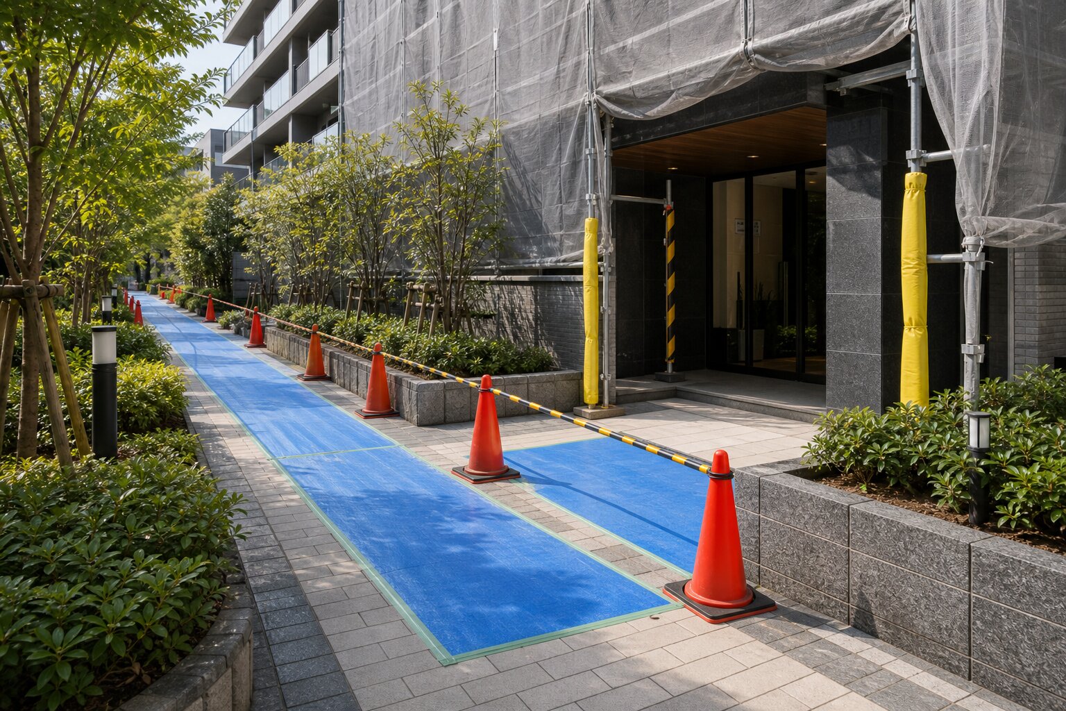 住民配慮の工事導線イメージ